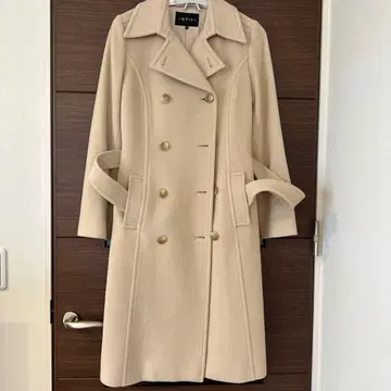 인디비 베이지 롱 코트 40