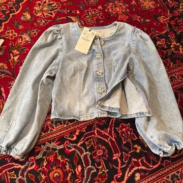 ZARA 라이트 블루 데님 자켓 M