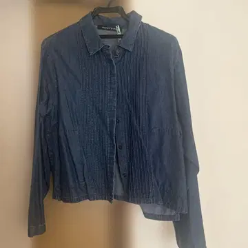 미즈이로 인디 데님 긴팔 셔츠