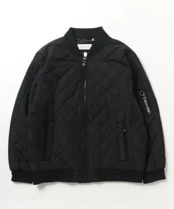 Calvin Klein 퀼팅 자켓 네이비