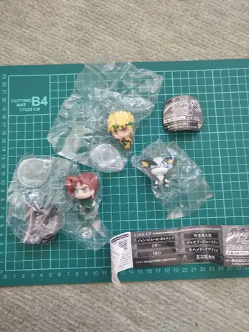 죠죠콜렉션 죠죠캡슐피규어컬렉션04 3종