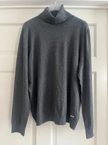 Calvin Klein 그레이 터틀넥 XL