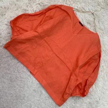 JOURNAL STANDARD 린넨 블라우스 핑크 오렌지 F 심플