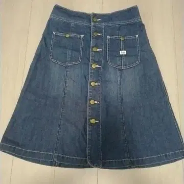 Lee 데님 플레어 스커트