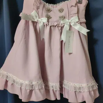 유메텐보 DEAR MY LOVE 하트 리본 프릴 스커트 지뢰계