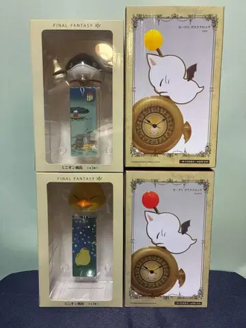 오늘 종료 파이널 판타지 XV 모그리 피규어 4개 세트