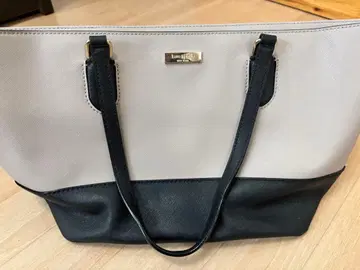 kate spade 베이지 핑크 블랙 토트백