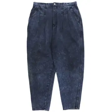 STEFANO 90's 배기 팬츠 와이드 실루엣 테이퍼드 데님 L