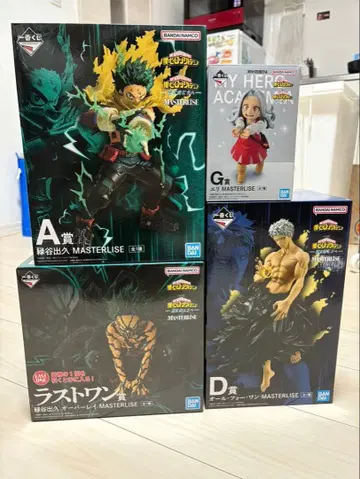나의 히어로 아카데미아 피규어 세트 라스트 원 A상 D상 G상