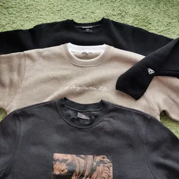 남성용 트레이닝복 스웨터 3세트