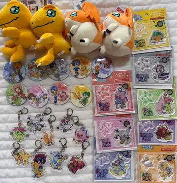 디지몬 봉제 인형 키링