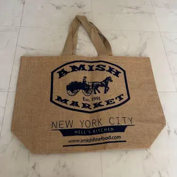AMISH MARKET 에코백 베이지