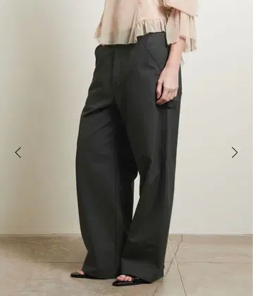 ATTISESSION 코튼 트윌 커비 페인터 팬츠 애로우즈