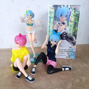 Re: 제로부터 시작하는 이세계 생활 리제로 피규어 4개 세트
