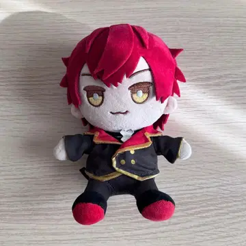 앉은 봉제 인형 바우군