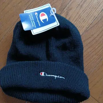 Champion 블랙 니트 모자 택 포함 새상품