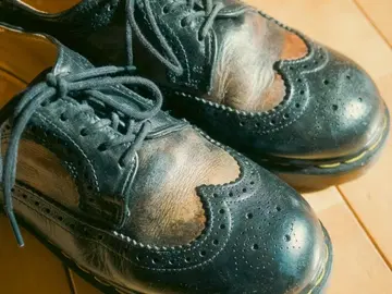 [ 영국제 ] Dr.Martens 마틴 브로그 슈즈 블랙 브라운 28cm