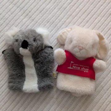 코알라와 토끼의 골프 커버 세트