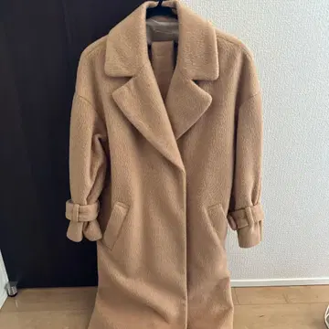 Mysty Woman 베이지 롱 코트 사이즈 F