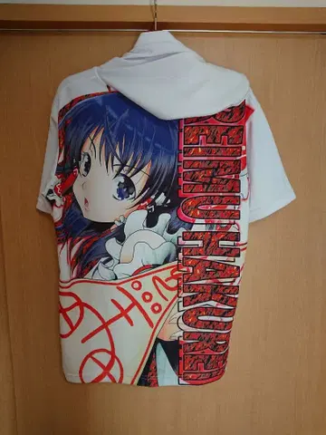 동방 프로젝트 하쿠레이 레이무 반팔 후드티