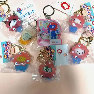 새상품 미야쿠미야쿠 변신 입체 마스코트 클리어 키링 & 맥주 머그잔