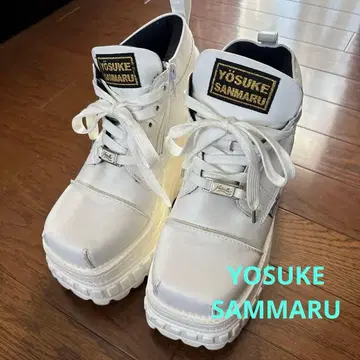 YOSUKE SAMMARU 플랫폼 부츠 24cm 1회 단시간 사용