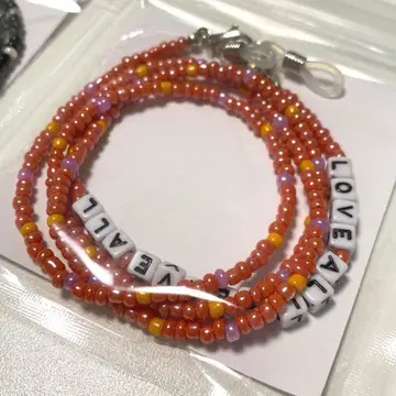 후지이 카제 마스크 스트랩 LASA 오렌지