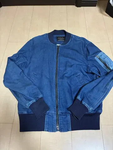 EDWIN 데님풍 MA-1 자켓 M