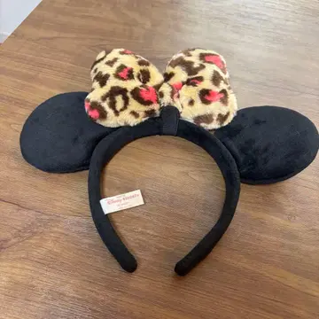 디즈니 레오파드 무늬 머리띠