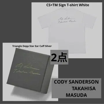 CODYSANDERSON 마스다 타카히사 콜라보 이어커프 & T셔츠