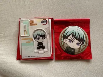 귀멸의 칼날 페탄코 아크릴 스탠드 캔뱃지 유시로 세트