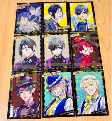 흑집사 Black Label 구매 혜택 캐릭터 카드 전 9종 컴프