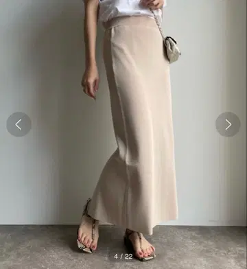 doudou 니트 타이트 스커트 롱 스커트