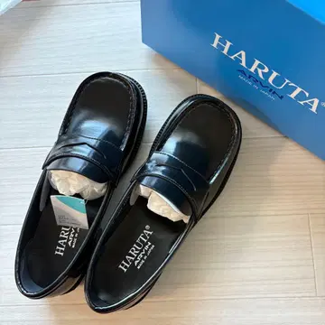 HARUTA 하루타 여성용 23.5cm 3E 오데코 로퍼 블랙