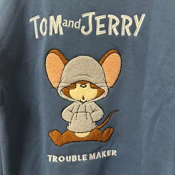 톰과 제리 남성용 애니메이션 의류 긴팔 속기모 트레이닝복