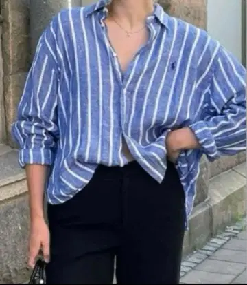 랄프 로렌 린넨 셔츠 나카무라 안