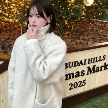 mily bilet 2WAY 미들 기장 오버 사이즈 코트 nugu