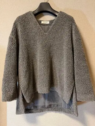 [SACRA] 푸들 퍼 V넥 풀오버 니트