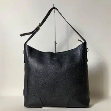 2511-287 | 새상품급 | 훌라 원숄더백 가죽 블랙