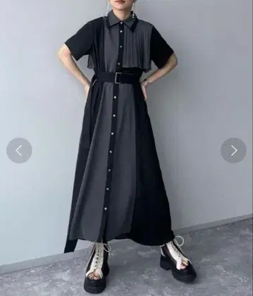 HARE 플리츠 절개 원피스 HARE 사이즈 FREE