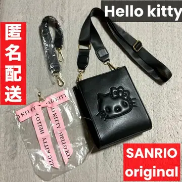 산리오 오리지널 HELLO KITTY 블랙 숄더백