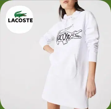 LACOSTE 화이트 후드티 맨투맨 원피스 골프 테니스