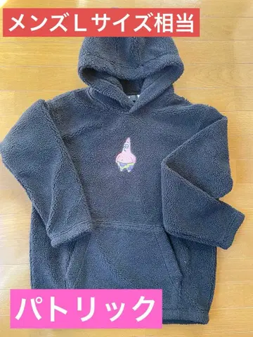 [ H&M ] 스펀지밥 패트릭 복슬복슬 후디