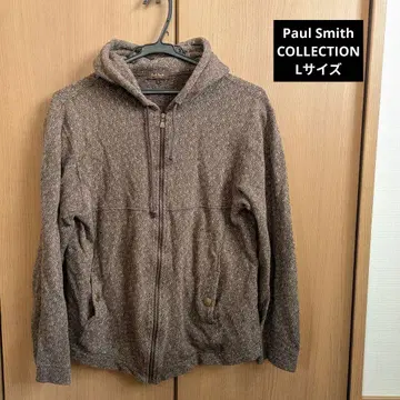 브라운 니트 후드티