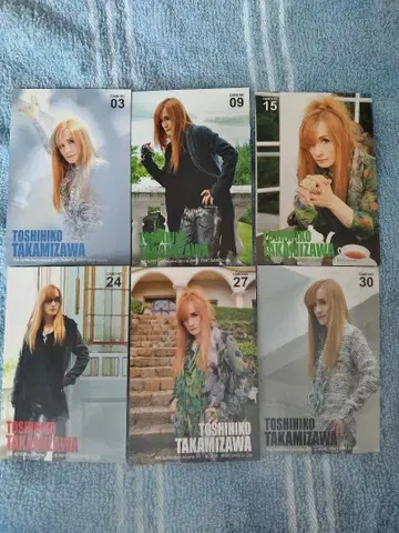 ALFEE 타카미자와 2011 가을 트레이딩 카드 6장