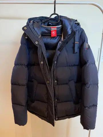 케이프호른 다운 자켓 네이비 후드 부착 44