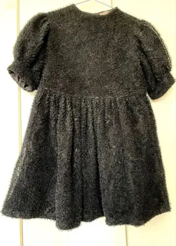 HONEY MI HONEY 튤 퍼프 슬리브 튜닉 원피스