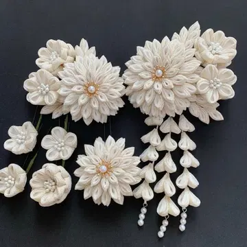 츠마미세이칸 머리 장식 성인식 졸업식 시치고산 핸드메이드