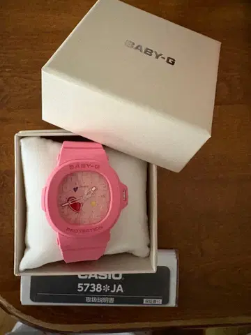 BABY-G 핑크 시계 5738*JA