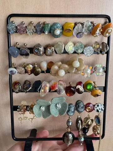 핸드메이드 귀찌 레진